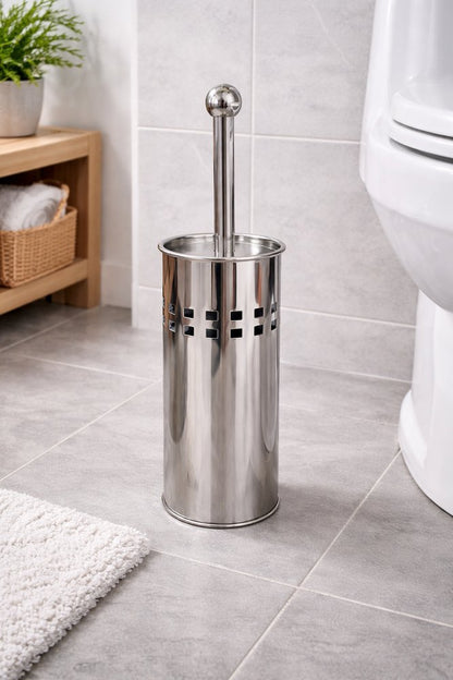 Kit Escova Sanitária com Suporte - Inox