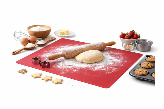 Tapete Culinário de Silicone 40x30 - Vermelha